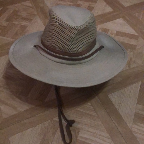 Swiss Teck Vented Khaki Safari Hat 